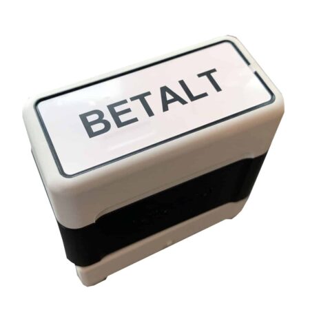 "Betalt" Stempel